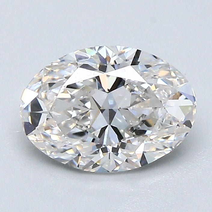 1 Carat OVAL - Natural Diamond - G - VVS2 - 1.2 - EX - EX - Diamonds By Rothschild