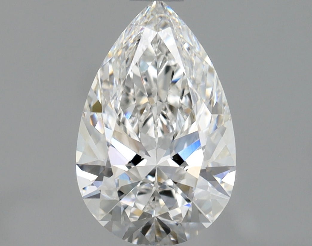 1 Carat PEAR - Natural Diamond - 0.9 - E - VVS1 - EX - VG - Diamonds By Rothschild