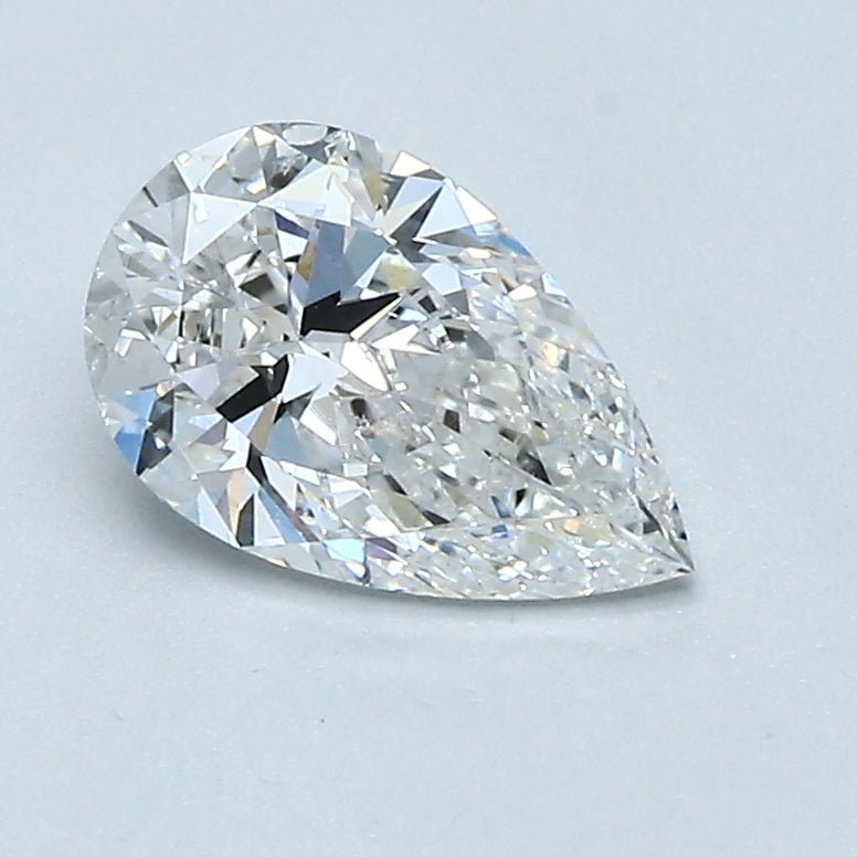 1 Carat Pear - Natural Diamond - 0.9 - F - SI2 - VG - VG - Diamonds By Rothschild