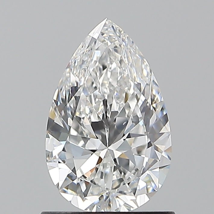 1 Carat Pear - Natural Diamond - 1 - E - VS2 - VG - EX - VG - Diamonds By Rothschild
