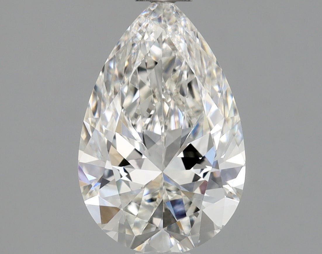 1 Carat Pear - Natural Diamond - 1 - G - VS2 - VG - EX - Diamonds By Rothschild