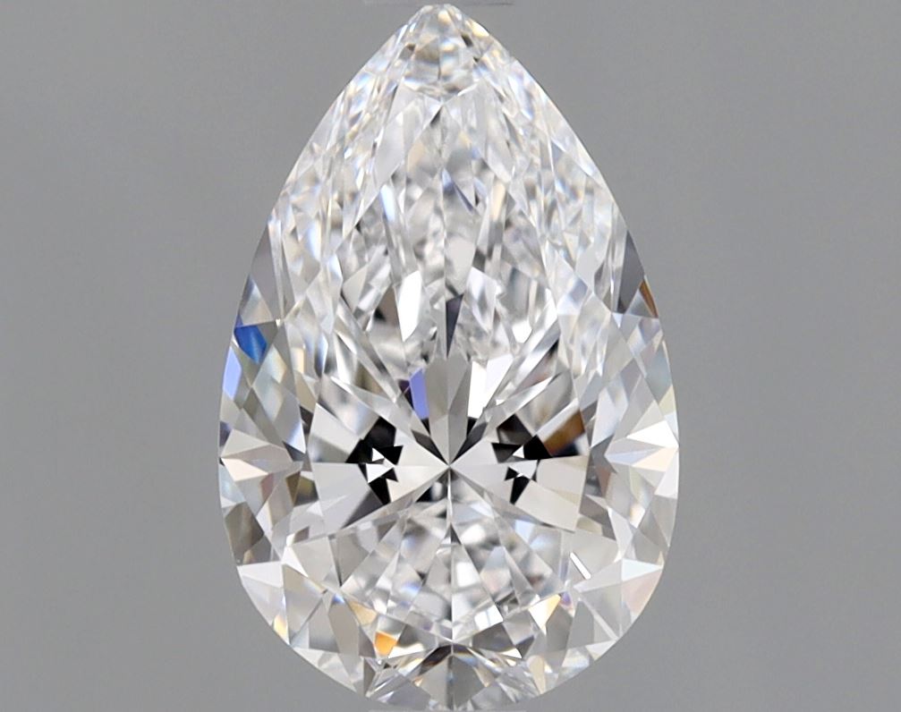 1 Carat Pear - Natural Diamond - 1.01 - D - VS1 - EX - EX - Diamonds By Rothschild