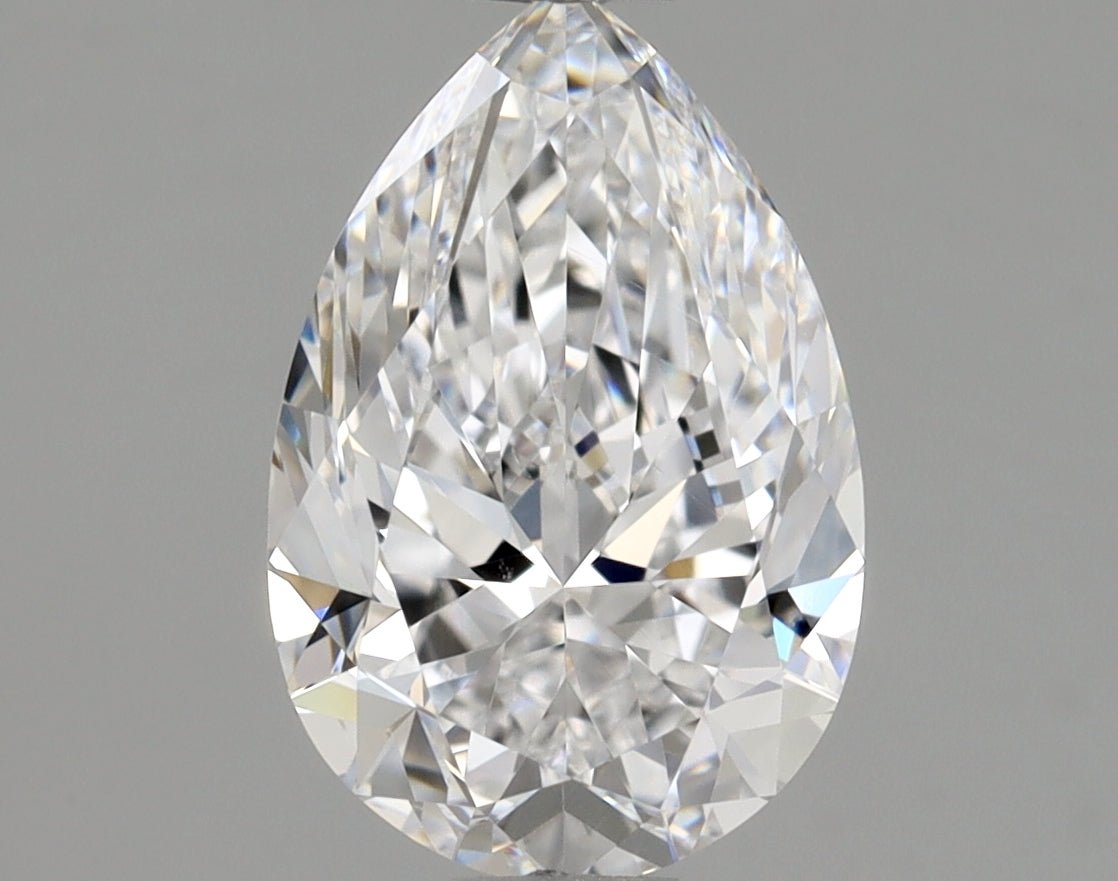 1 Carat Pear - Natural Diamond - 1.01 - D - VS1 - EX - EX - Diamonds By Rothschild