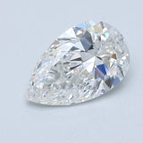 1 Carat Pear - Natural Diamond - 1.01 - E - SI1 - EX - VG - Diamonds By Rothschild