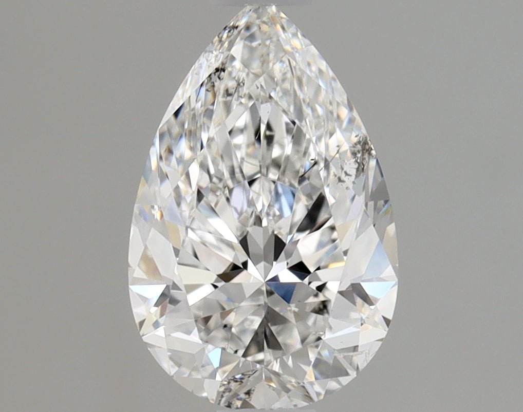 1 Carat Pear - Natural Diamond - 1.01 - E - SI2 - EX - EX - Diamonds By Rothschild