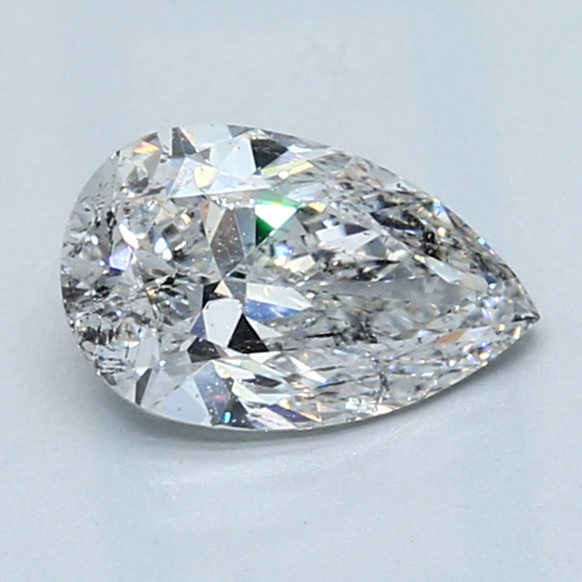 1 Carat Pear - Natural Diamond - 1.01 - F - I1 - EX - VG - Diamonds By Rothschild