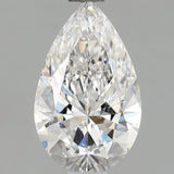 1 Carat Pear - Natural Diamond - 1.01 - F - SI2 - EX - VG - Diamonds By Rothschild