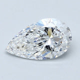 1 Carat Pear - Natural Diamond - 1.2 - D - SI1 - VG - EX - VG - Diamonds By Rothschild