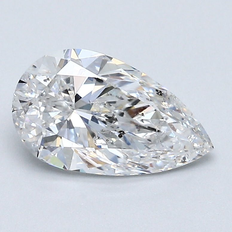 1 Carat Pear - Natural Diamond - 1.2 - E - SI2 - EX - VG - VG - Diamonds By Rothschild