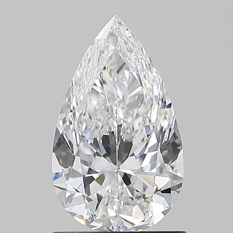 1 Carat Pear - Natural Diamond - 1.2 - E - VS2 - VG - EX - VG - Diamonds By Rothschild