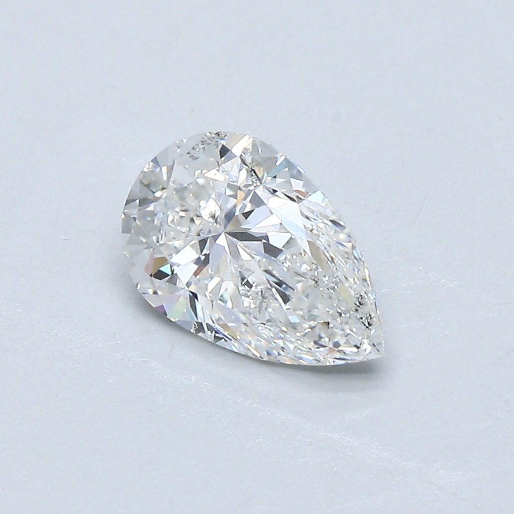 1 Carat Pear - Natural Diamond - 1.2 - F - SI2 - VG - EX - EX - Diamonds By Rothschild