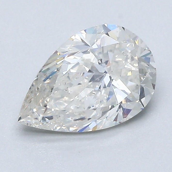 1 Carat Pear - Natural Diamond - 1.2 - H - SI1 - VG - EX - EX - Diamonds By Rothschild
