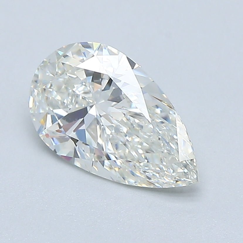 1 Carat Pear - Natural Diamond - 1.2 - H - VS2 - EX - EX - EX - Diamonds By Rothschild