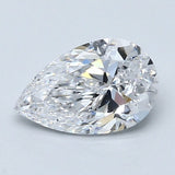 1 Carat Pear - Natural Diamond - 1.3 - D - SI1 - VG - EX - EX - Diamonds By Rothschild