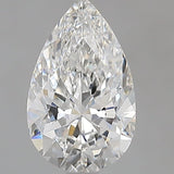 1 Carat Pear - Natural Diamond - 1.3 - F - VS1 - VG - EX - EX - Diamonds By Rothschild