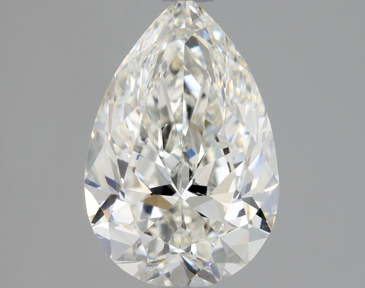 1 Carat PEAR - Natural Diamond - 1.3 - H - SI1 - EX - VG - Diamonds By Rothschild