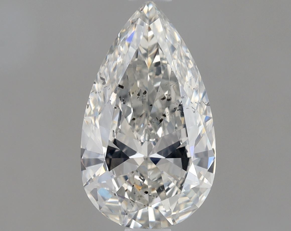 1 Carat Pear Shape Cut Natural Diamond - G SI2 - 0.9ct - VG Symmetry Grade - Diamonds By Rothschild