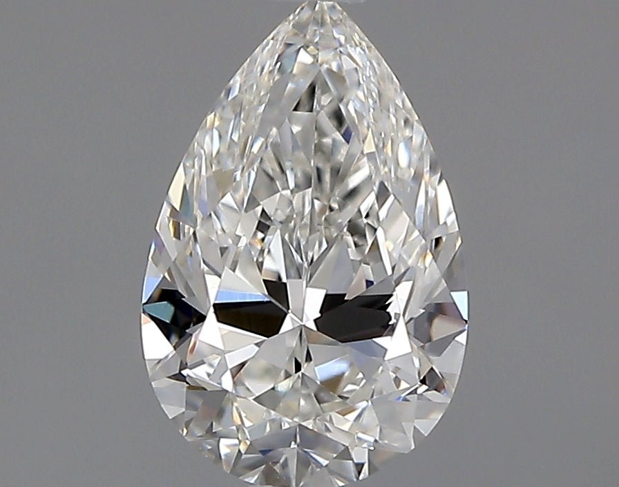 1 Carat Pear Shape Cut Natural Diamond - G VVS2 - 0.9ct - EX Symmetry Grade - Diamonds By Rothschild