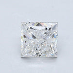 1 Carat PRINCESS - Natural Diamond - 0.9 - E - VS2 - VG - EX - EX - Diamonds By Rothschild
