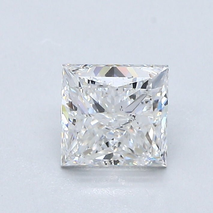 1 Carat PRINCESS - Natural Diamond - 0.9 - E - VS2 - VG - EX - EX - Diamonds By Rothschild