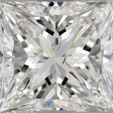 1 Carat Princess - Natural Diamond - 1 - F - SI1 - VG - G - Diamonds By Rothschild