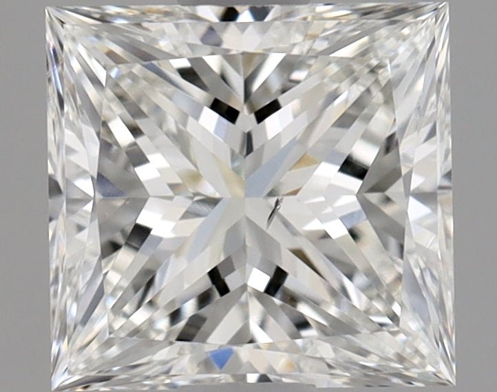1 Carat Princess - Natural Diamond - 1 - F - SI1 - VG - G - Diamonds By Rothschild