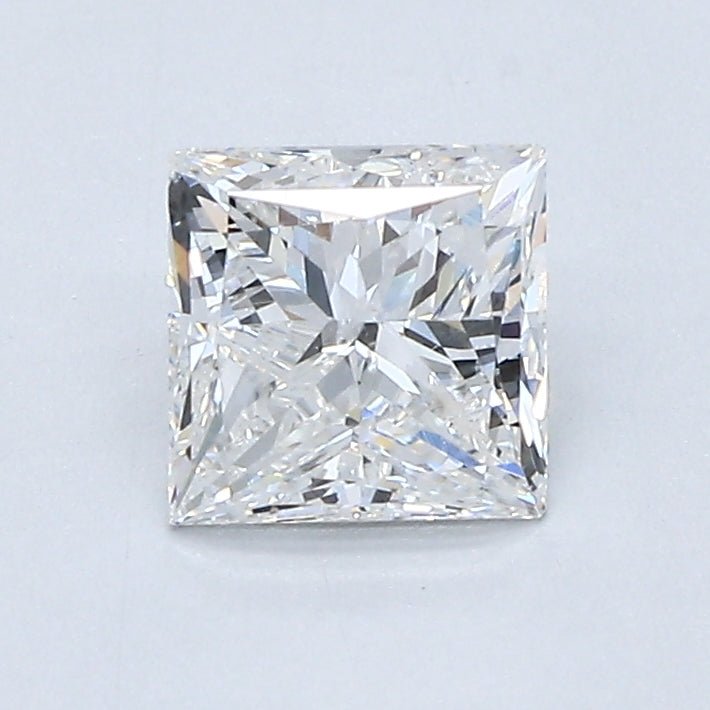 1 Carat Princess - Natural Diamond - 1 - F - SI2 - G - G - G - Diamonds By Rothschild
