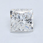 1 Carat PRINCESS - Natural Diamond - 1 - F - SI2 - G - G - G - Diamonds By Rothschild