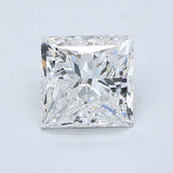 1 Carat PRINCESS - Natural Diamond - 1 - F - SI2 - G - G - G - Diamonds By Rothschild