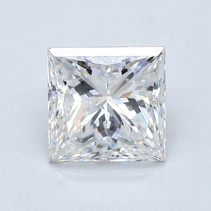 1 Carat PRINCESS - Natural Diamond - 1.02 - F - SI1 - VG - VG - VG - Diamonds By Rothschild