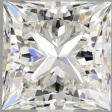 1 Carat PRINCESS - Natural Diamond - 1.02 - I - SI1 - VG - VG - Diamonds By Rothschild