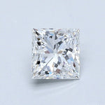 1 Carat PRINCESS - Natural Diamond - 1.06 - E - SI2 - VG - VG - VG - Diamonds By Rothschild