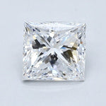 1 Carat PRINCESS - Natural Diamond - 1.07 - D - SI1 - VG - VG - VG - Diamonds By Rothschild