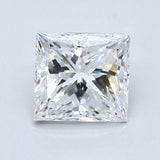 1 Carat PRINCESS - Natural Diamond - 1.07 - D - SI1 - VG - VG - VG - Diamonds By Rothschild