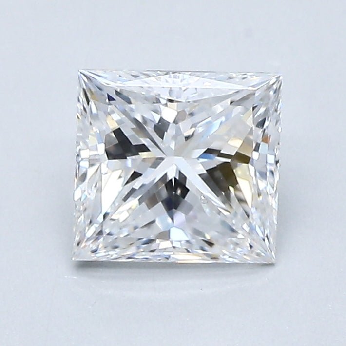 1 Carat PRINCESS - Natural Diamond - 1.07 - D - SI1 - VG - VG - VG - Diamonds By Rothschild