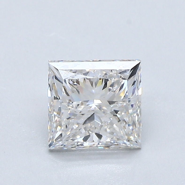 1 Carat PRINCESS - Natural Diamond - 1.2 - H - VS1 - VG - EX - EX - Diamonds By Rothschild