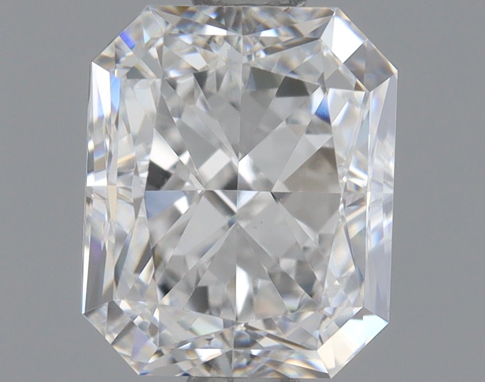 1 Carat Radiant Cut Natural Diamond - D VVS2 - 1.01ct - EX Cut Grade - Diamonds By Rothschild