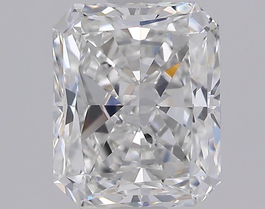 1 Carat Radiant Cut Natural Diamond - F VVS2 - 1.01ct - VG Symmetry Grade - Diamonds By Rothschild