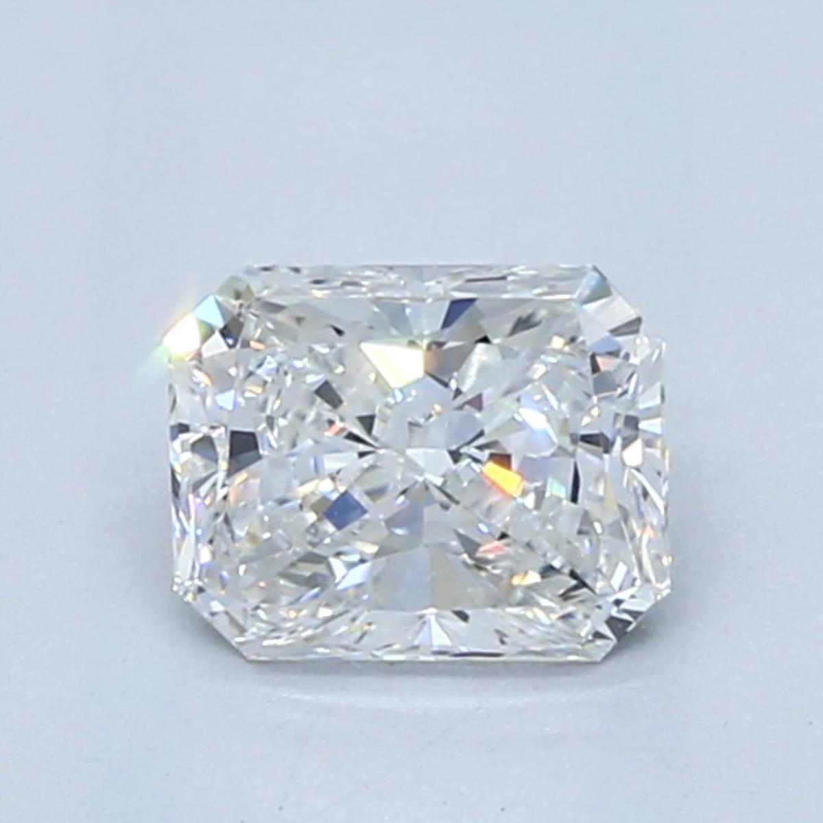 1 Carat Radiant - Natural Diamond - 0.9 - F - VVS2 - EX - VG - Diamonds By Rothschild