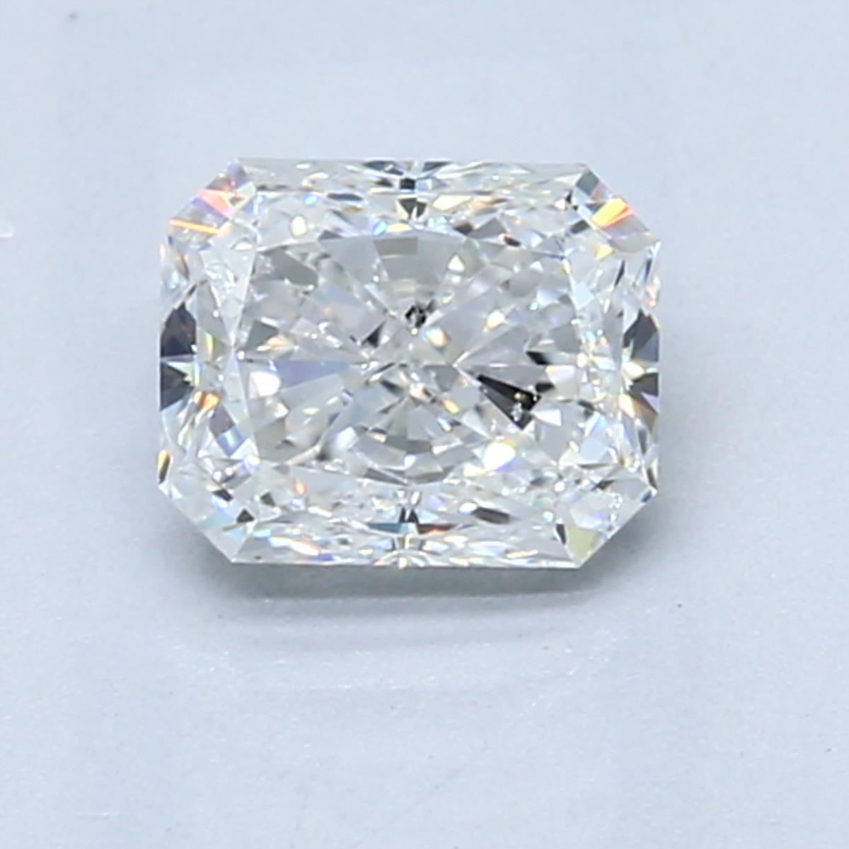 1 Carat Radiant - Natural Diamond - 1.01 - F - SI2 - EX - VG - Diamonds By Rothschild