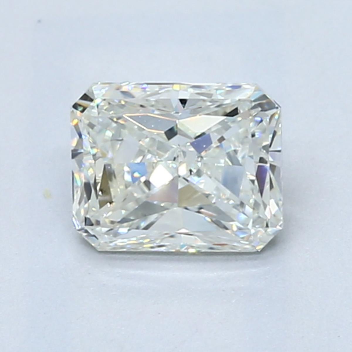 1 Carat Radiant - Natural Diamond - 1.01 - I - SI1 - VG - VG - Diamonds By Rothschild