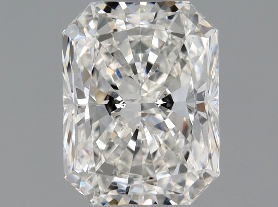 1 Carat RADIANT - Natural Diamond - 1.02 - F - SI1 - EX - VG - Diamonds By Rothschild
