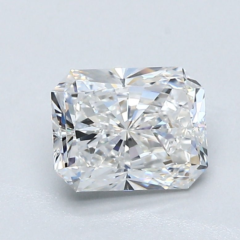 1 Carat Radiant - Natural Diamond - 1.3 - F - VS2 - VG - EX - EX - Diamonds By Rothschild