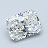 1 Carat Radiant - Natural Diamond - 1.31 - F - Slightly Included - VG - EX - EX - Diamonds By Rothschild