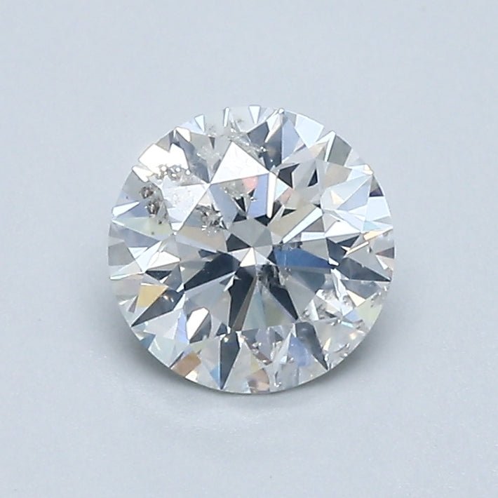 1 Carat Round Cut Natural Diamond - F I1 - 0.8ct - EX Cut Grade - Diamonds By Rothschild