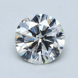 1 Carat Round Cut Natural Diamond - F SI2 - 0.98ct - G Cut Grade - Diamonds By Rothschild