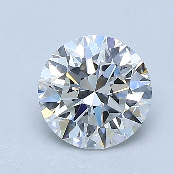 1 Carat Round - Natural Diamond - 0.9 - E - VVS1 - EX - EX - EX - Diamonds By Rothschild