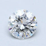 1 Carat Round - Natural Diamond - 1.01 - F - SI1 - VG - G - G - Diamonds By Rothschild