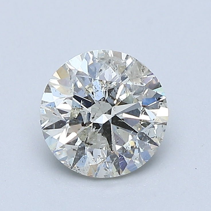 1 Carat Round - Natural Diamond - 1.01 - J - I1 - VG - VG - EX - Diamonds By Rothschild