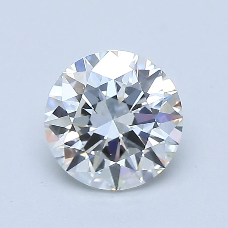 1 Carat Round - Natural Diamond - 1.07 - F - VS1 - EX - EX - EX - Diamonds By Rothschild